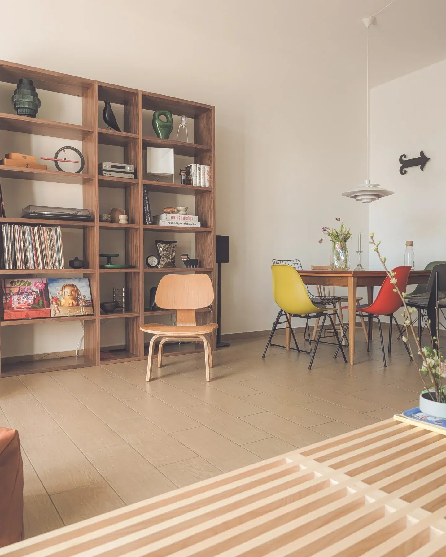 22. Eclectic Harmony: Where Minimalist Meets Playful Design