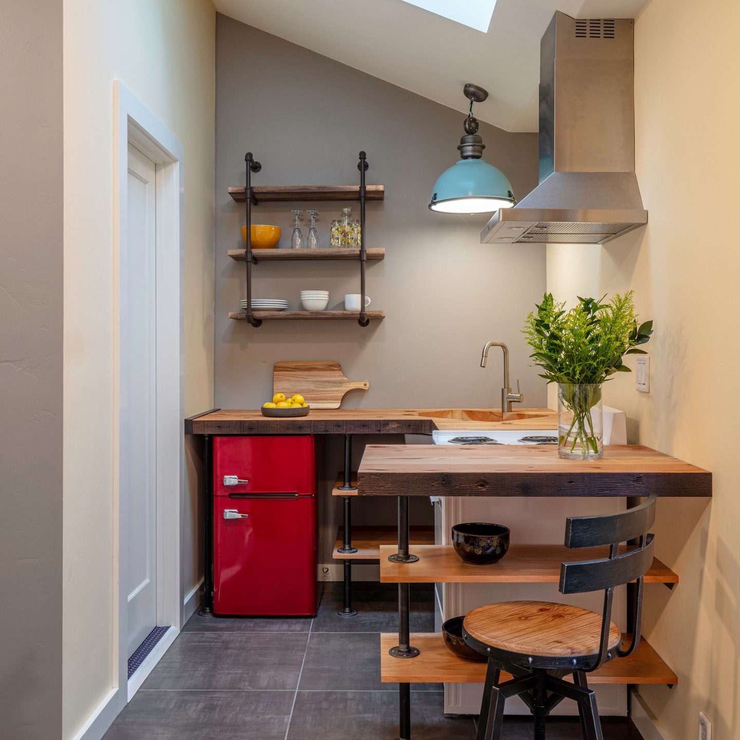 5. Meets Functionality: the Red Refrigerator's Role In Compact Culinary Creativity