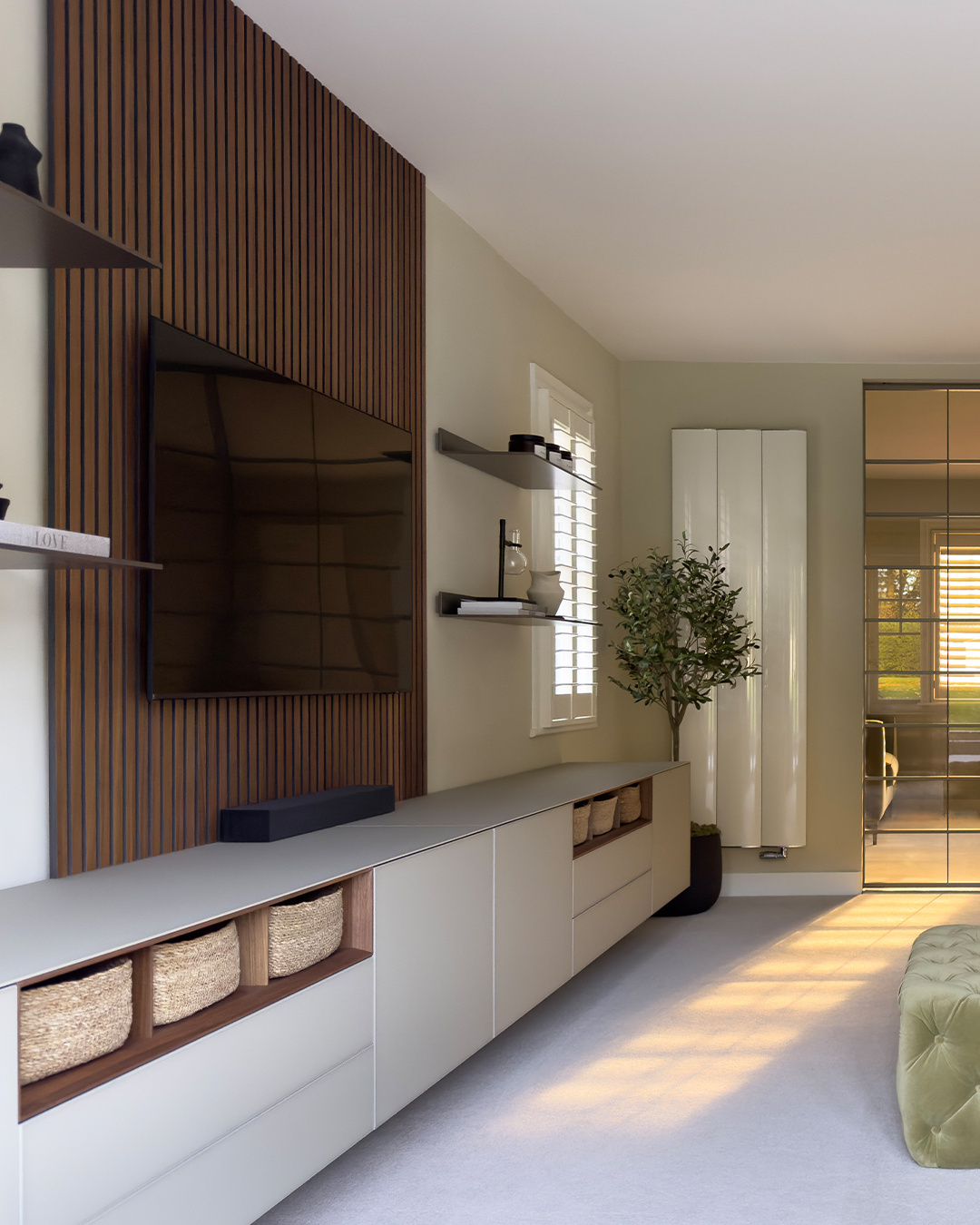 34. Textured Harmony: Embracing Minimalism with a Luxe Twist