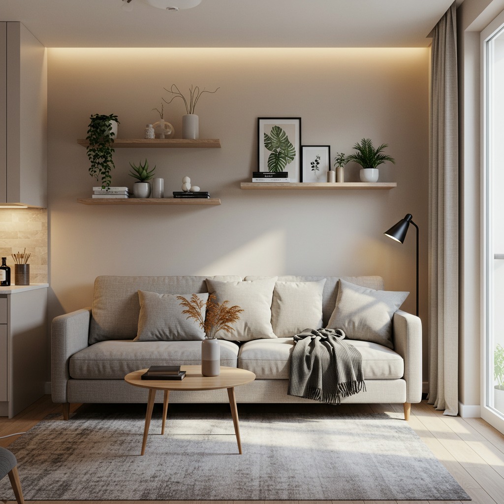 16. Nature-inspired Serenity: a Small Living Room Oasis
