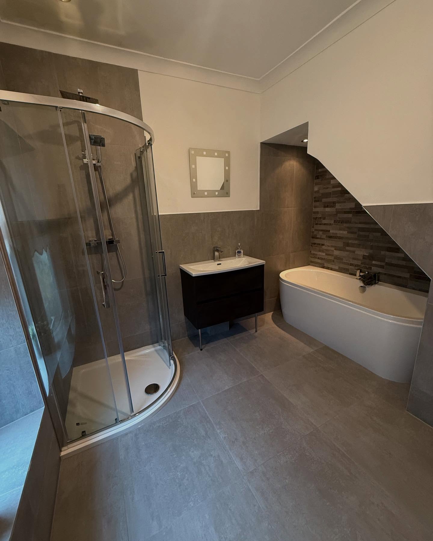 6. Embracing Angles: a Contemporary Grey Retreat