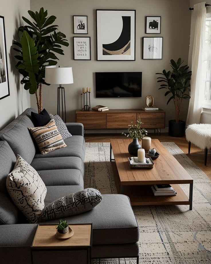 18. Serene Geometry: a Balance Of Art and Comfort