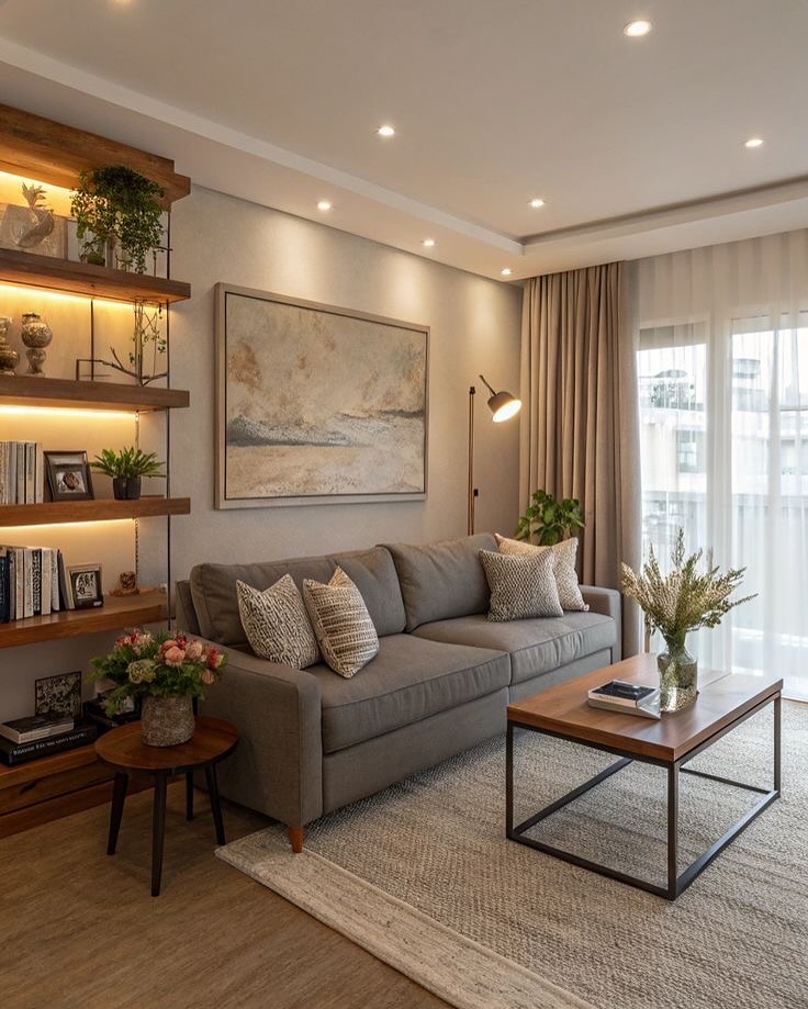 22. Cozy Chic: Where Subtle Elegance Meets Natural Warmth