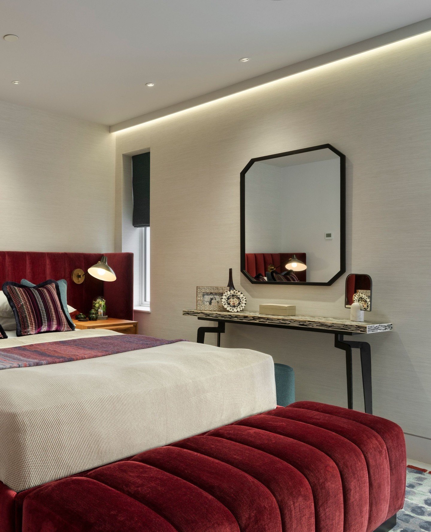 31. Velvet Dreams: a Chic Symphony Of Texture and Color