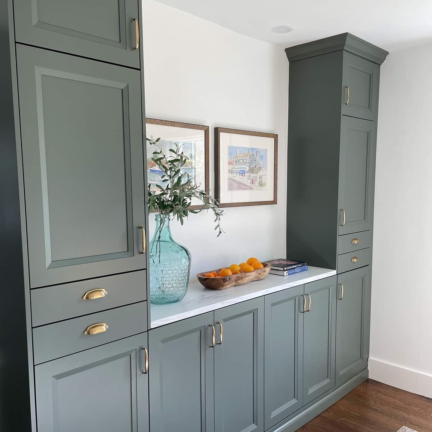 23. Whimsical Serenity: a Pantry Nook with a Touch Of Elegance