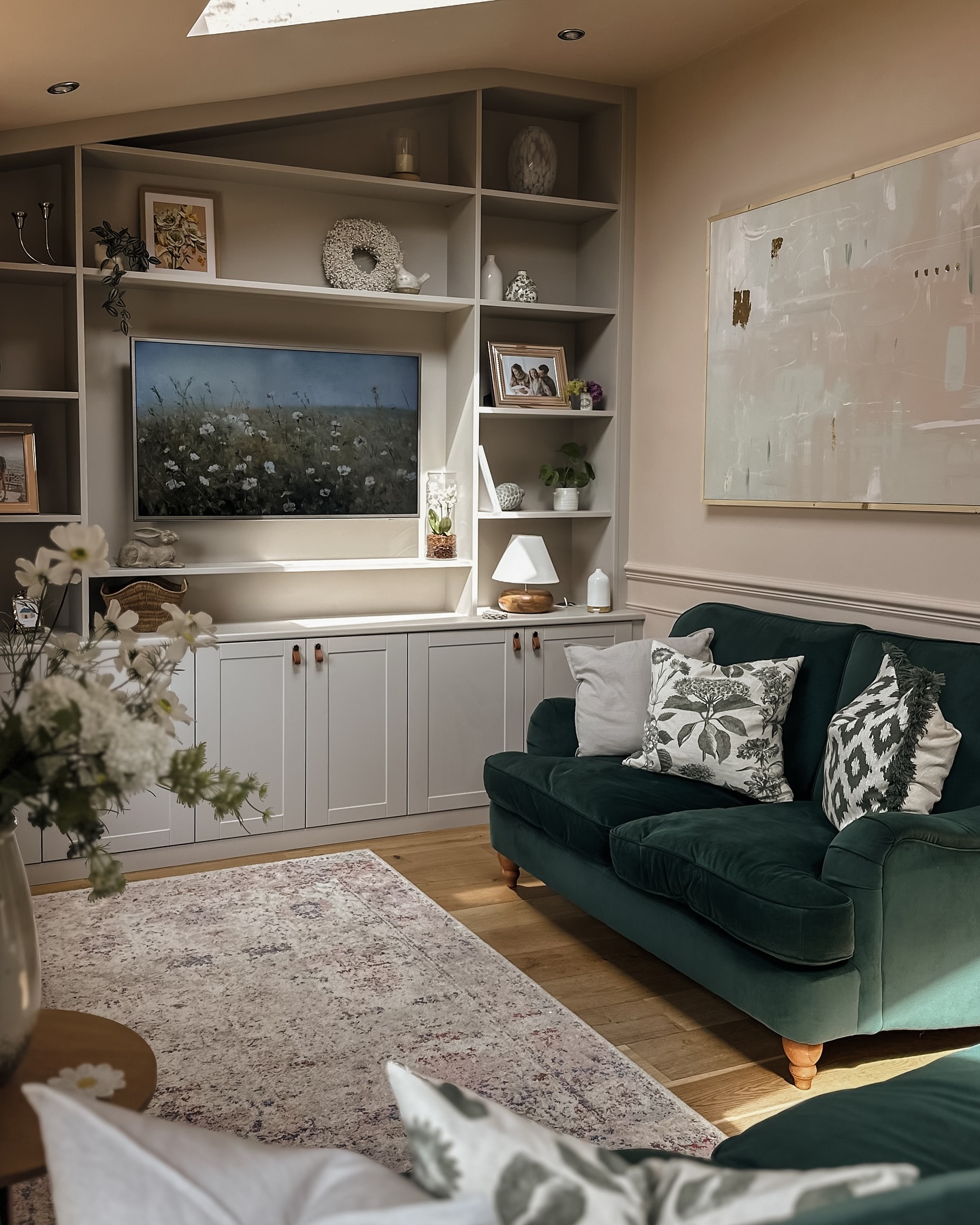 7. Nature-inspired Serenity: a Living Room Oasis