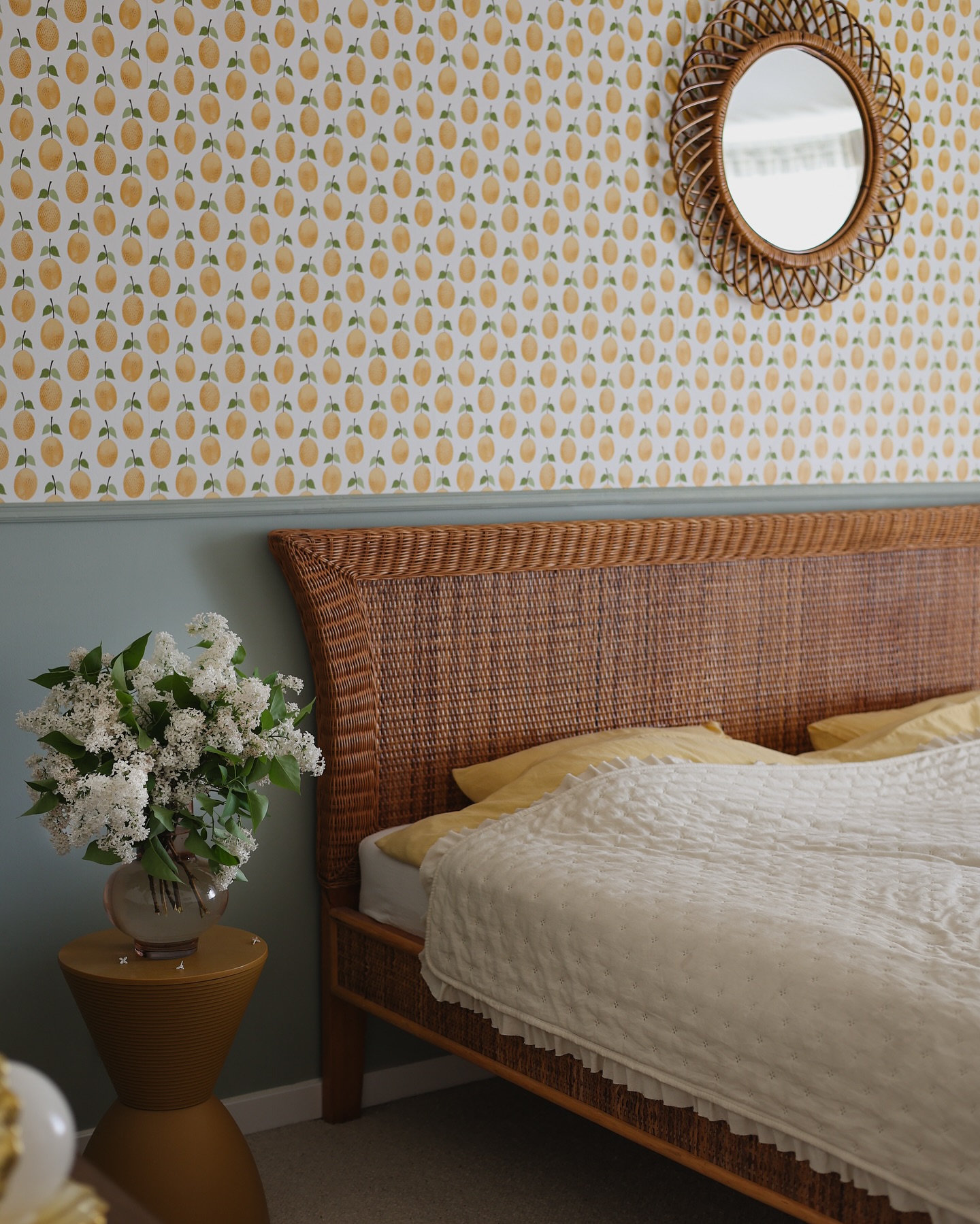 52. Velvet Draped Canopy and Brass Bedframe: a Victorian Dreamscape