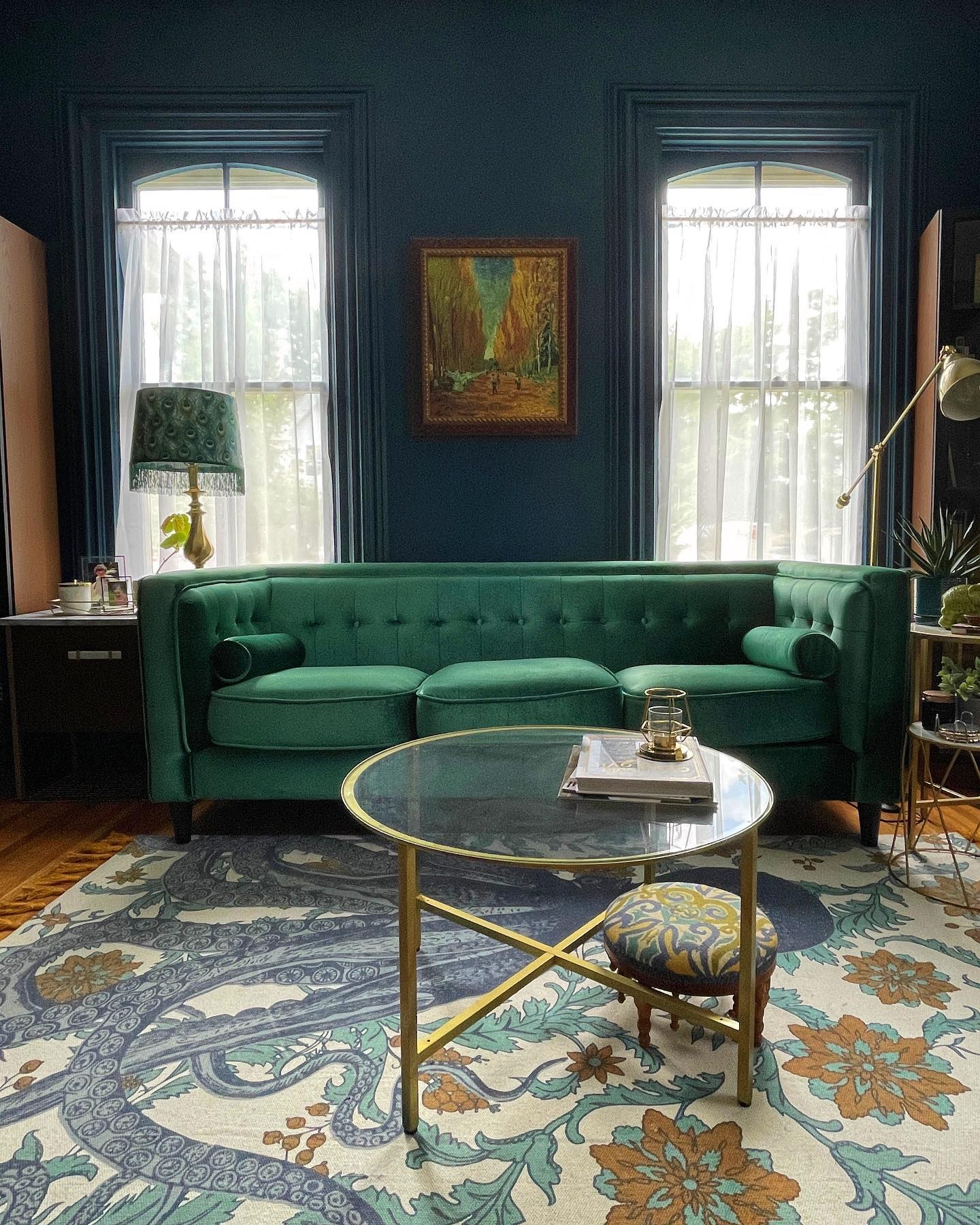 31. Emerald Enchantment: a Tapestry Of Mood and Elegance