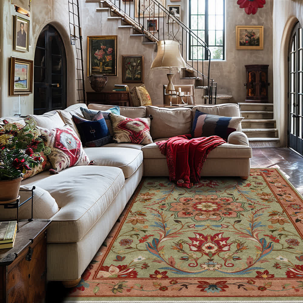 15. Ornate Elegance Meets Cozy Comfort
