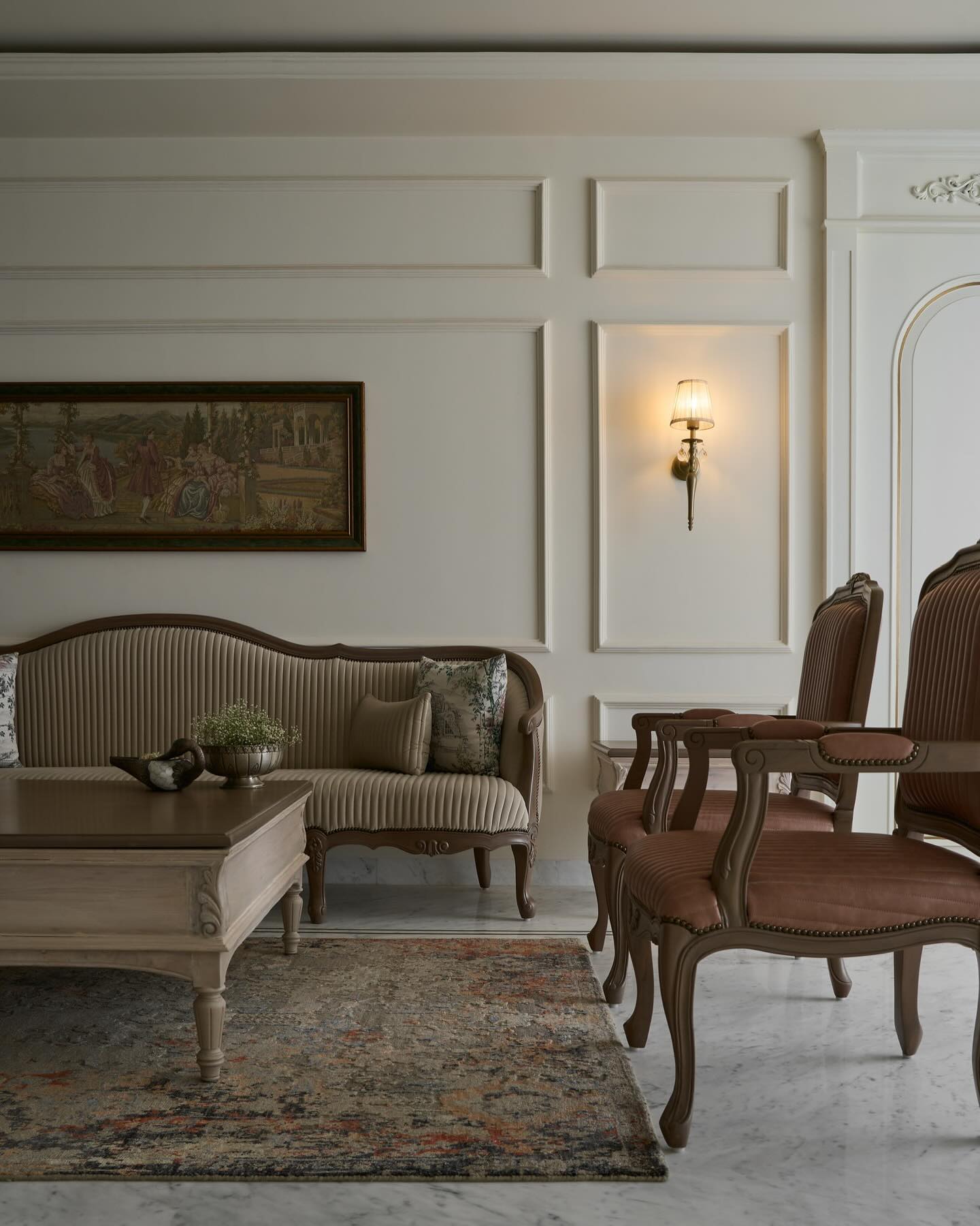 11. Elegance Meets Comfort: the Art Of Classic Living Room Serenity