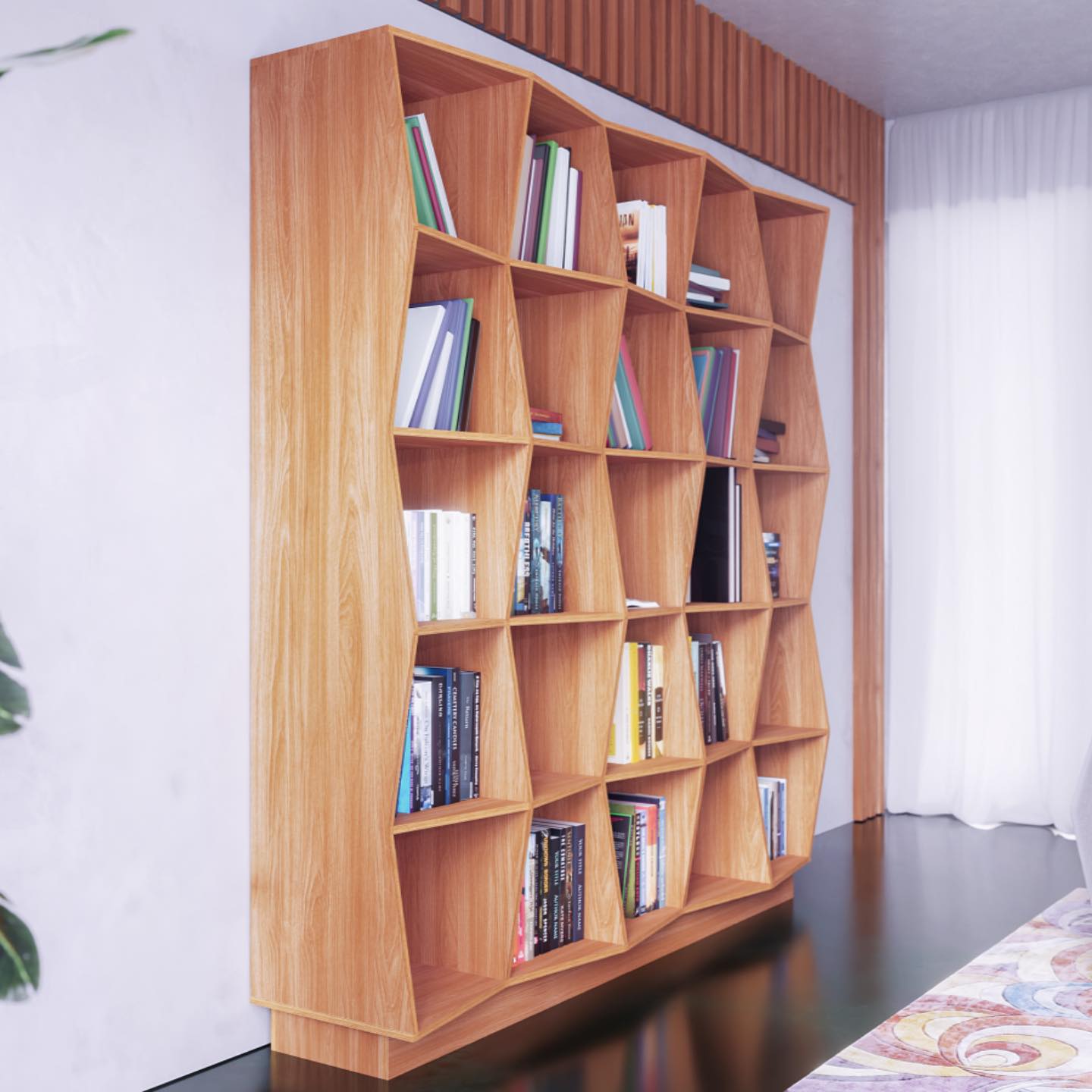 18. Sculptural Elegance: the Modern Twist on Traditional Shelving