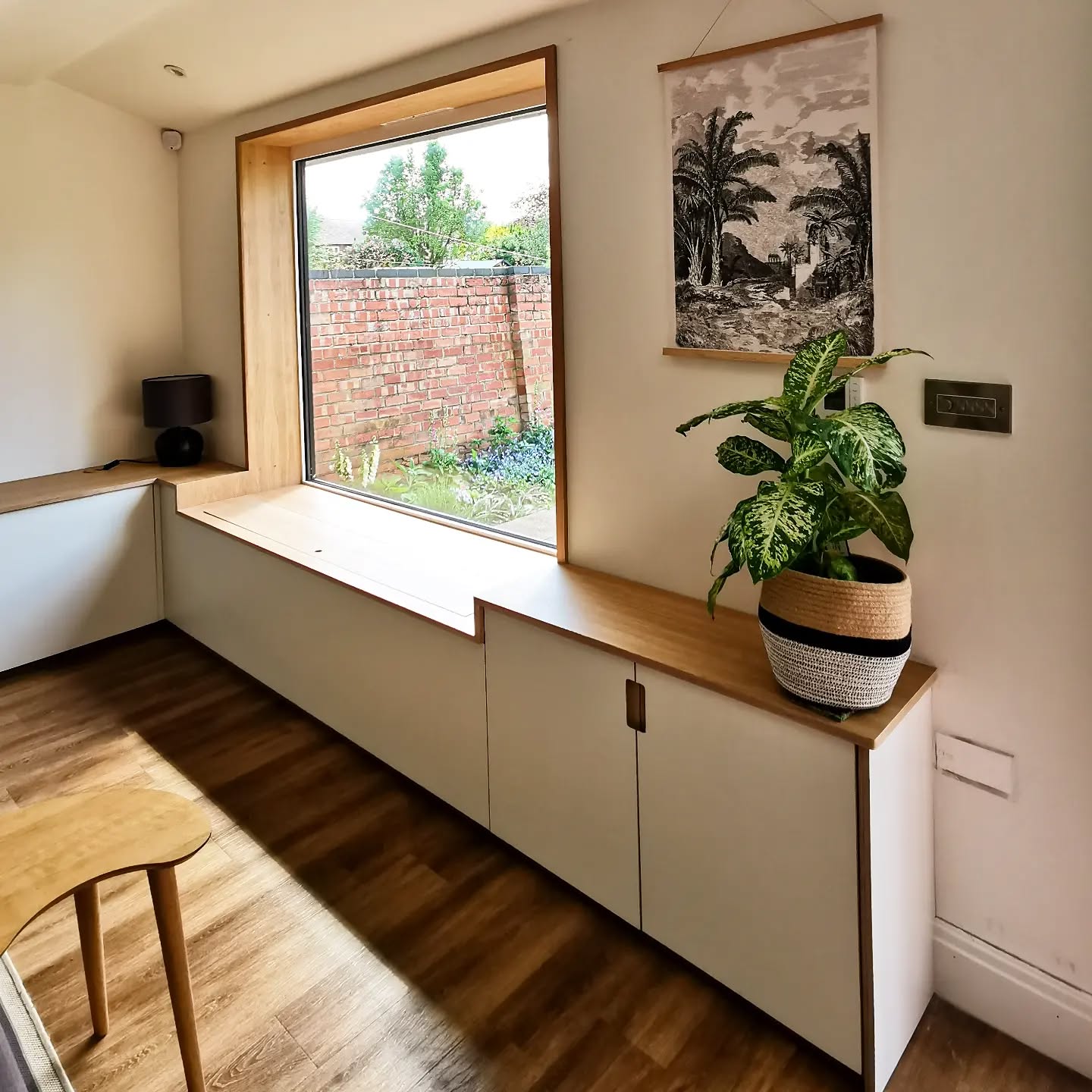 20. Nature-inspired Nook: Seamless Storage Meets Scenic Views