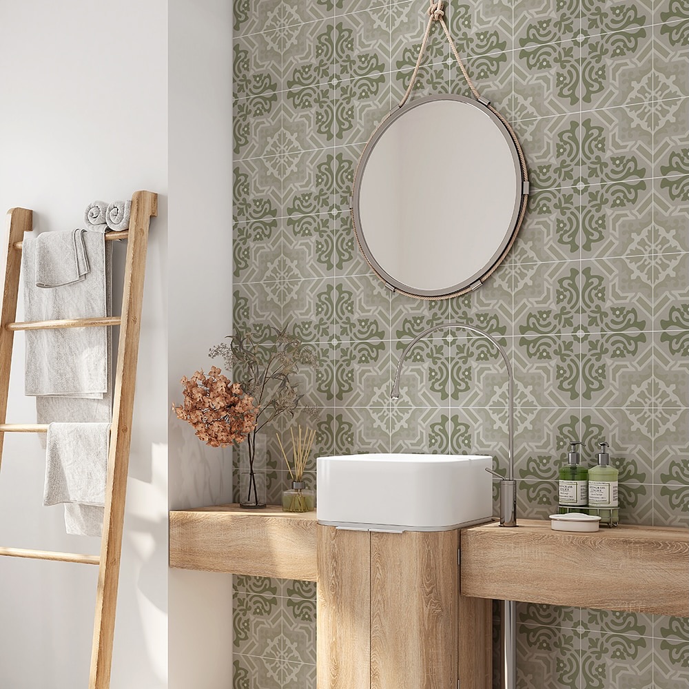 31. Nature-inspired Elegance: Embrace the Timeless Charm Of Vintage Tiles