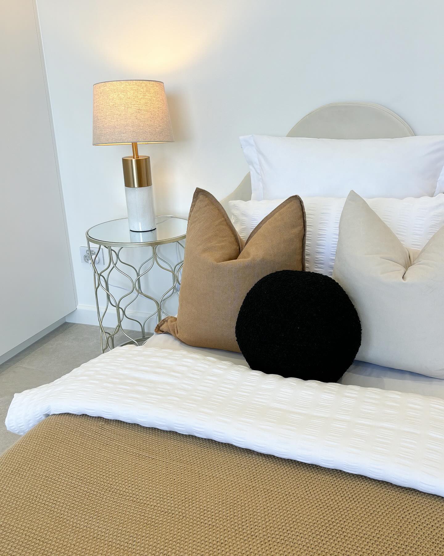 15. Moonlit Serenity: a Single Bed with a Translucent Canopy and Glowing Accent Wall