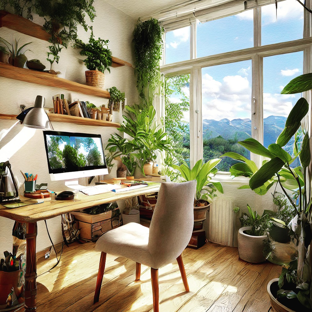 21. Nature's Nook: a Biophilic Sanctuary for Inspired Productivity