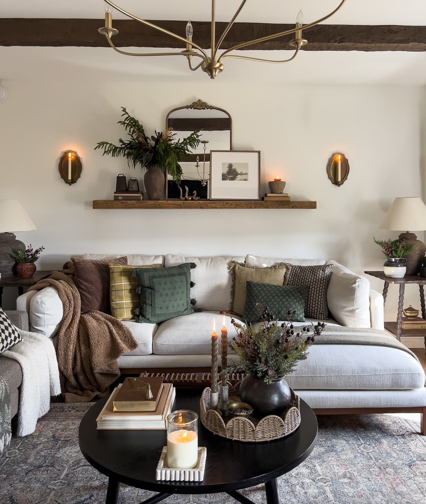 6. Whimsical Warmth: the Cozy Gallery Living Room