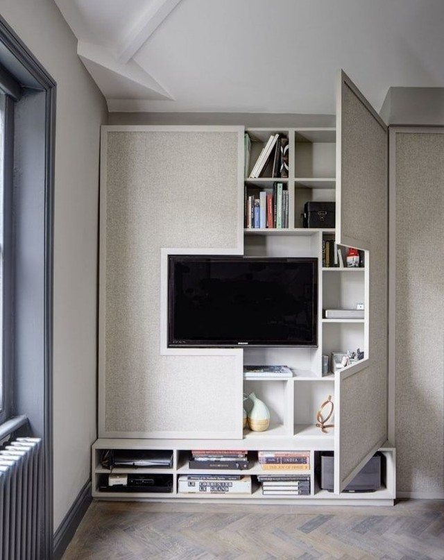 32. a Symphony Of Texture: Modern Minimalism Meets Hidden Functionality