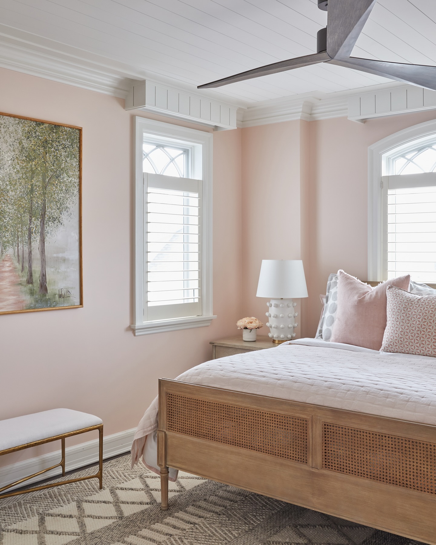 44. Blush Perfection: a Gentle Embrace Of Nature and Comfort