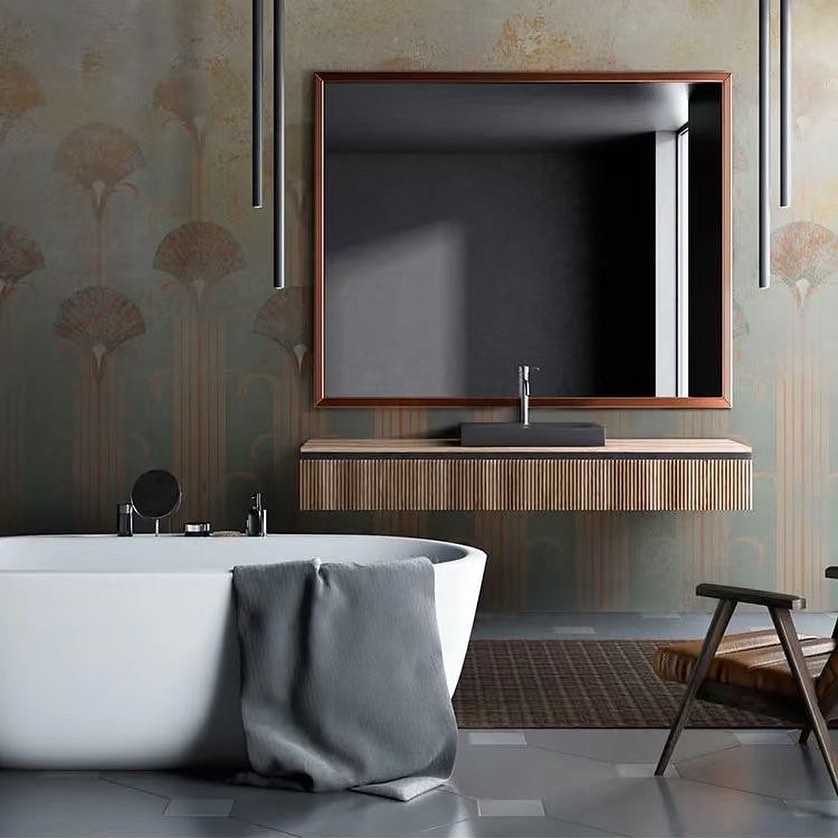 33. Art Deco Oasis: Where Modern Elegance Meets Vintage Charm