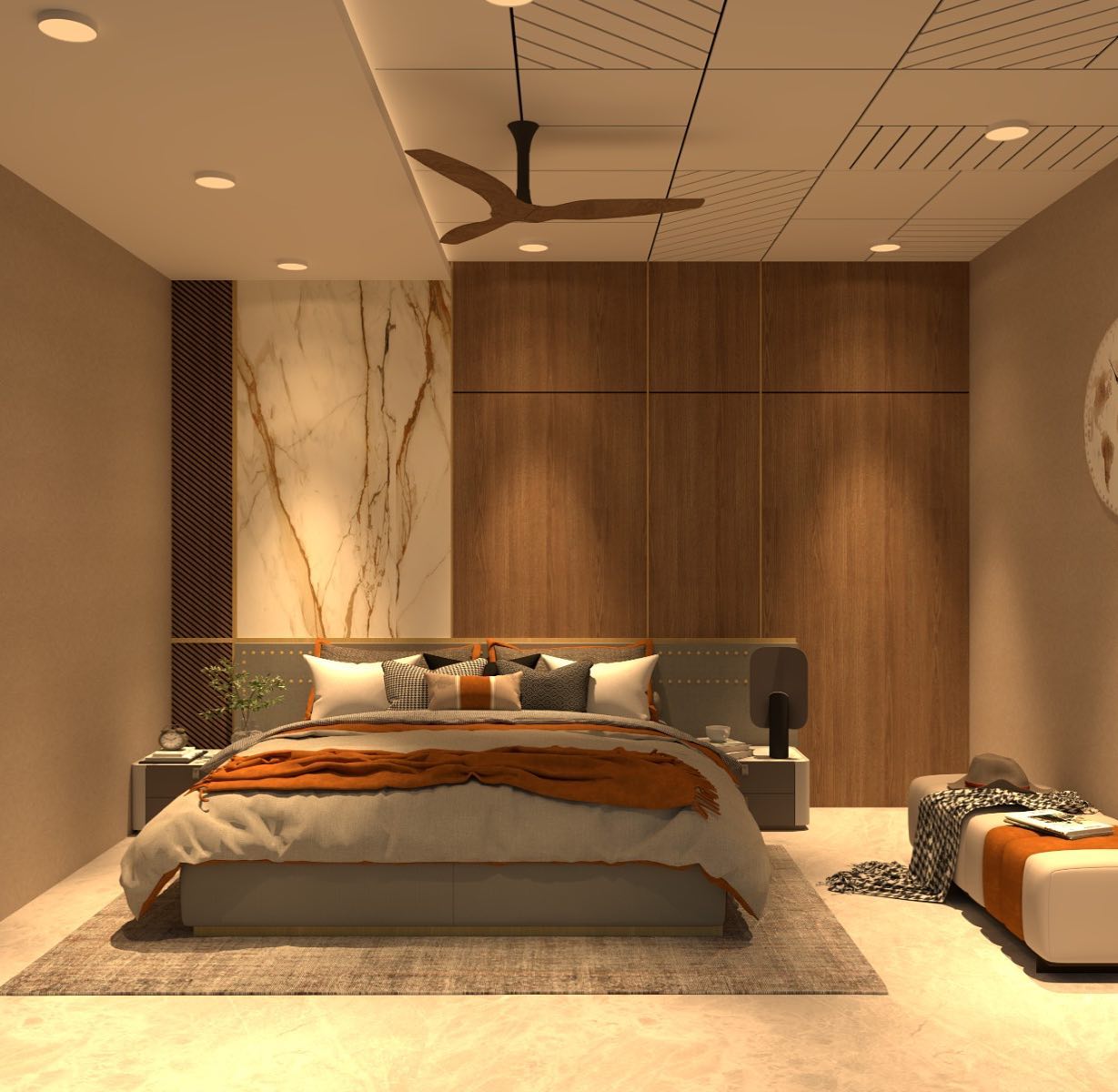 43. Warm Minimalism: a Chic Embrace Of Earthy Tones and Sleek Design