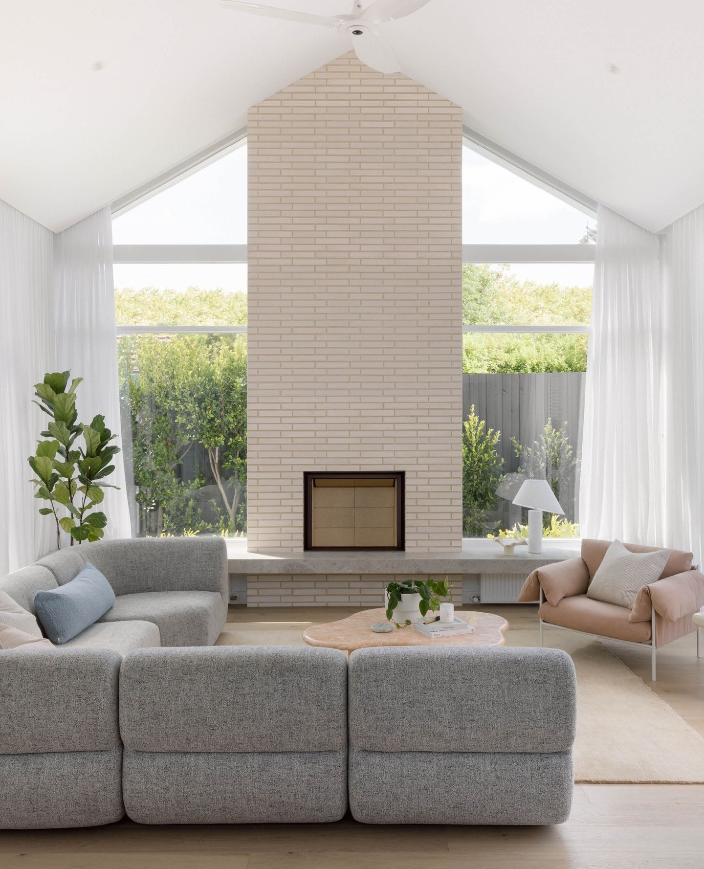 14. a Serene Sanctuary: Embracing Minimalism with Nature’s Embrace