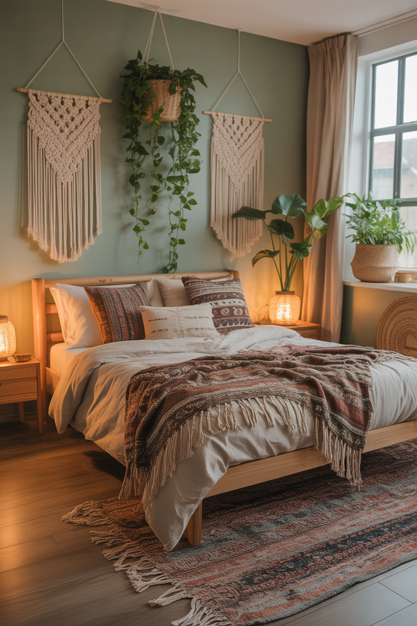 Boho Sage Green Dreamscape
