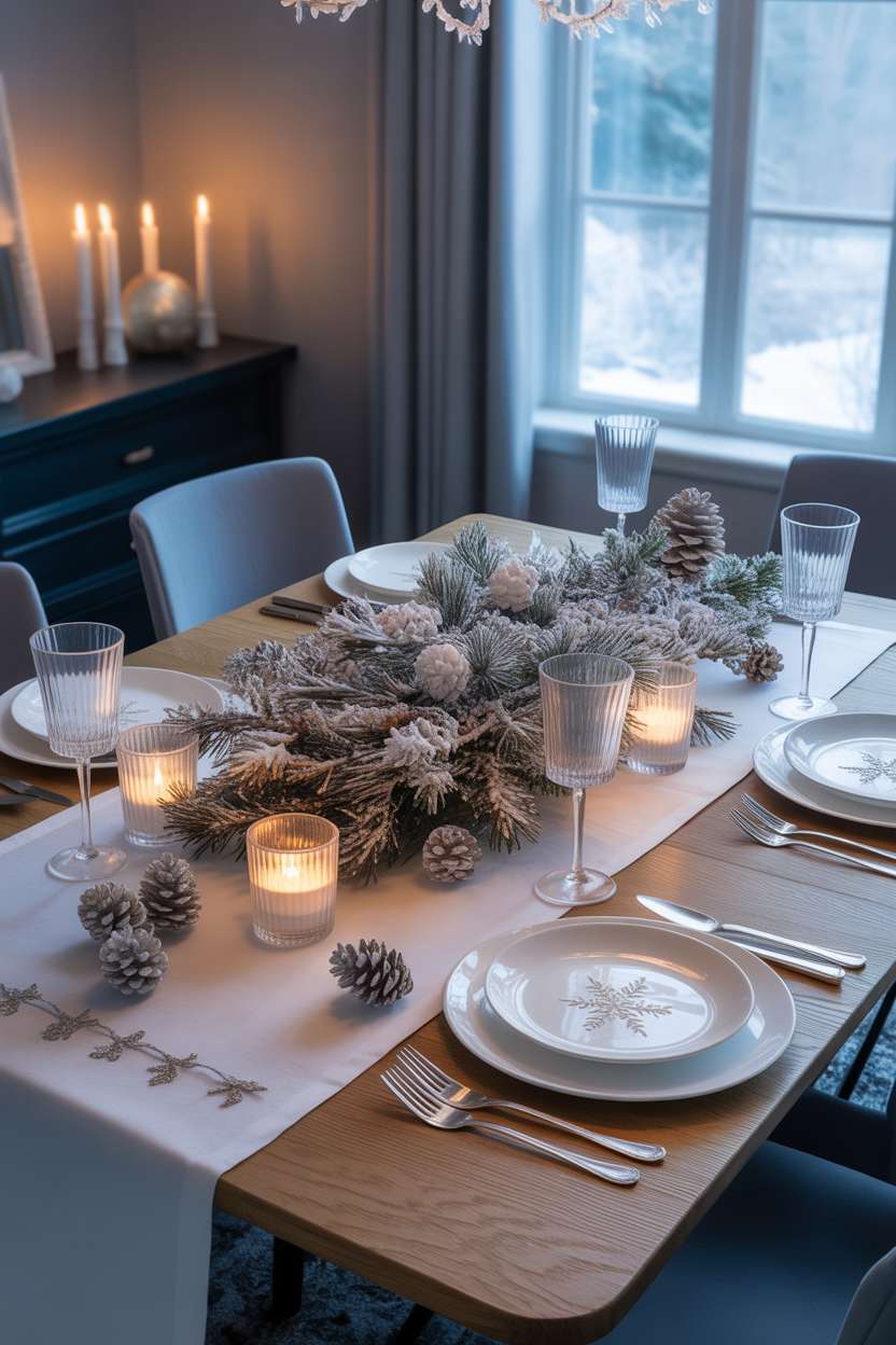 Frosted Pine Elegance