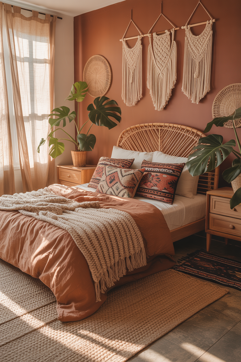 Rustic Earth-Tone Boho Retreat