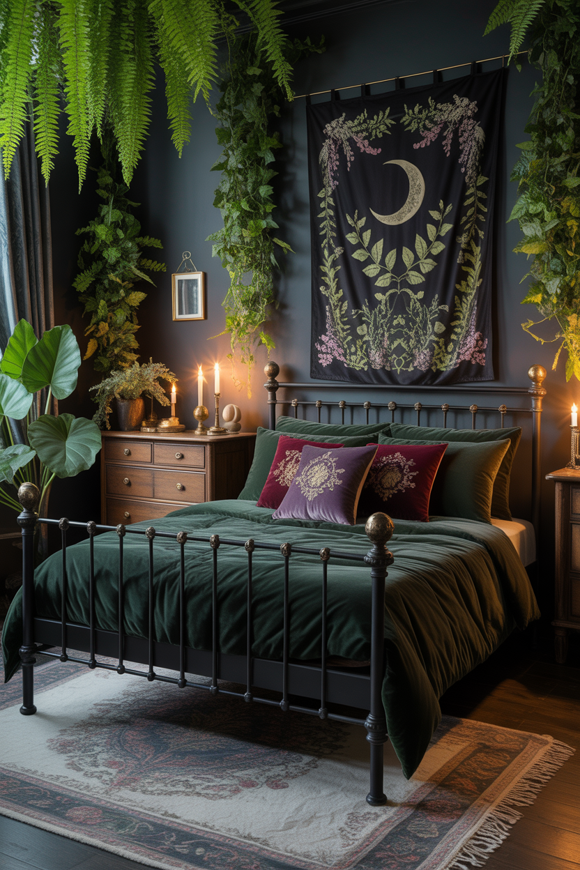 Dark Boho Garden