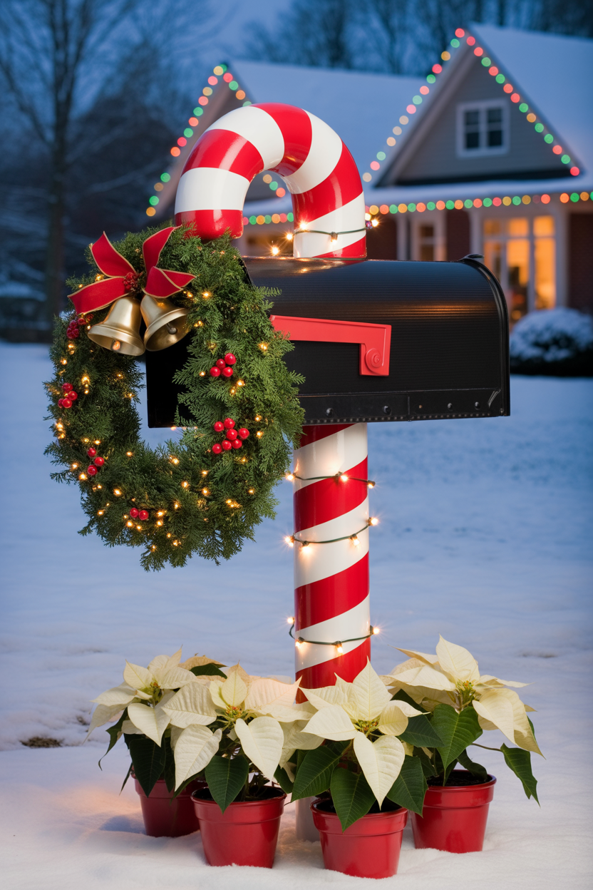 Festive Mailbox Makeover
