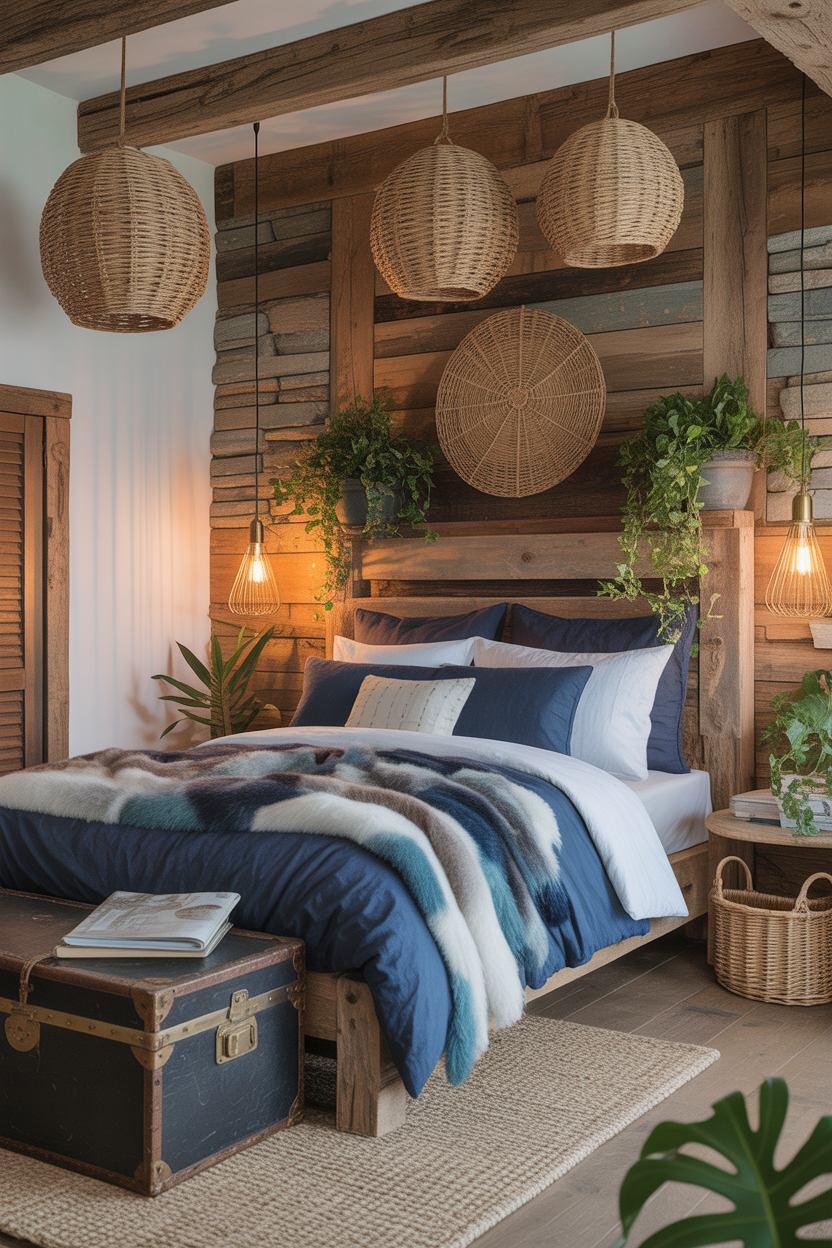 Rustic Blue Boho Escape