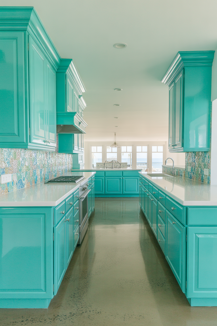 Turquoise Beach House Kitchen