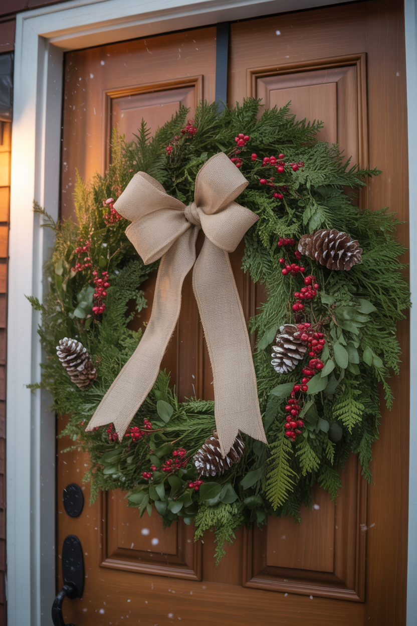 Wreath on the Front Door
