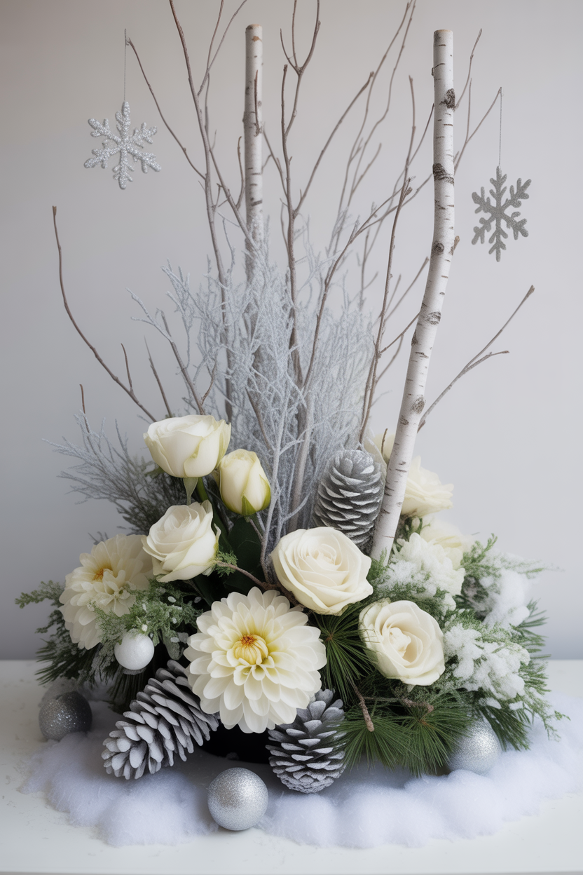 Snowy Forest Elegance