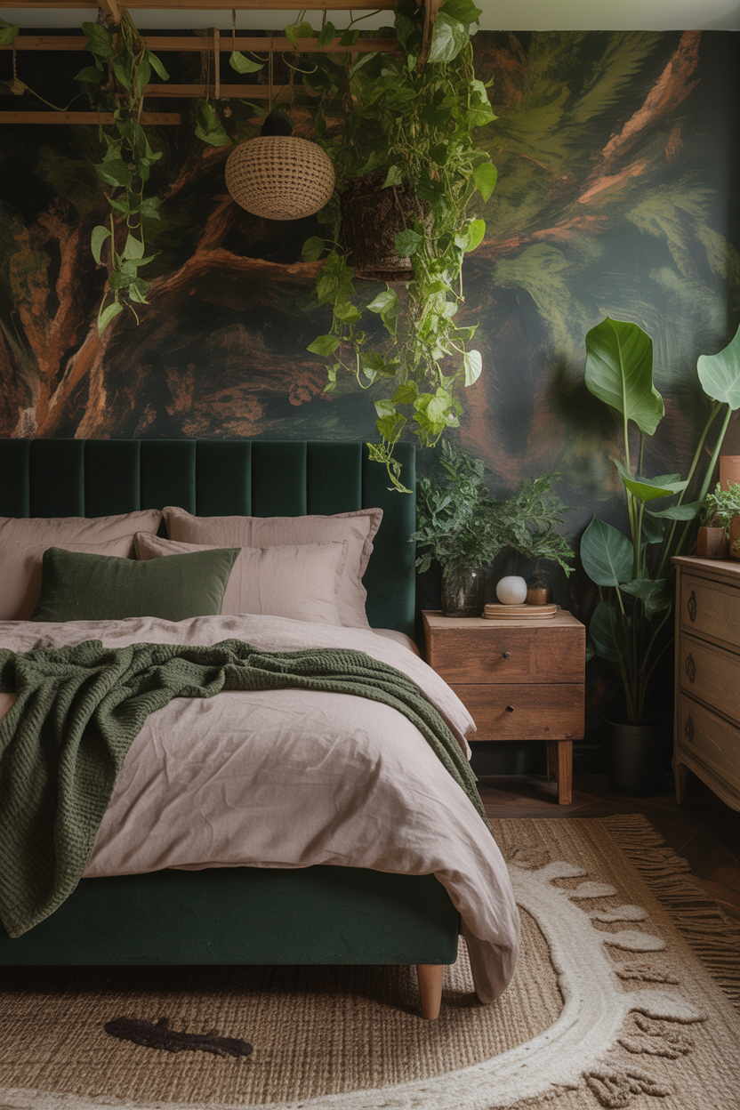 Forest-Inspired Boho Retreat