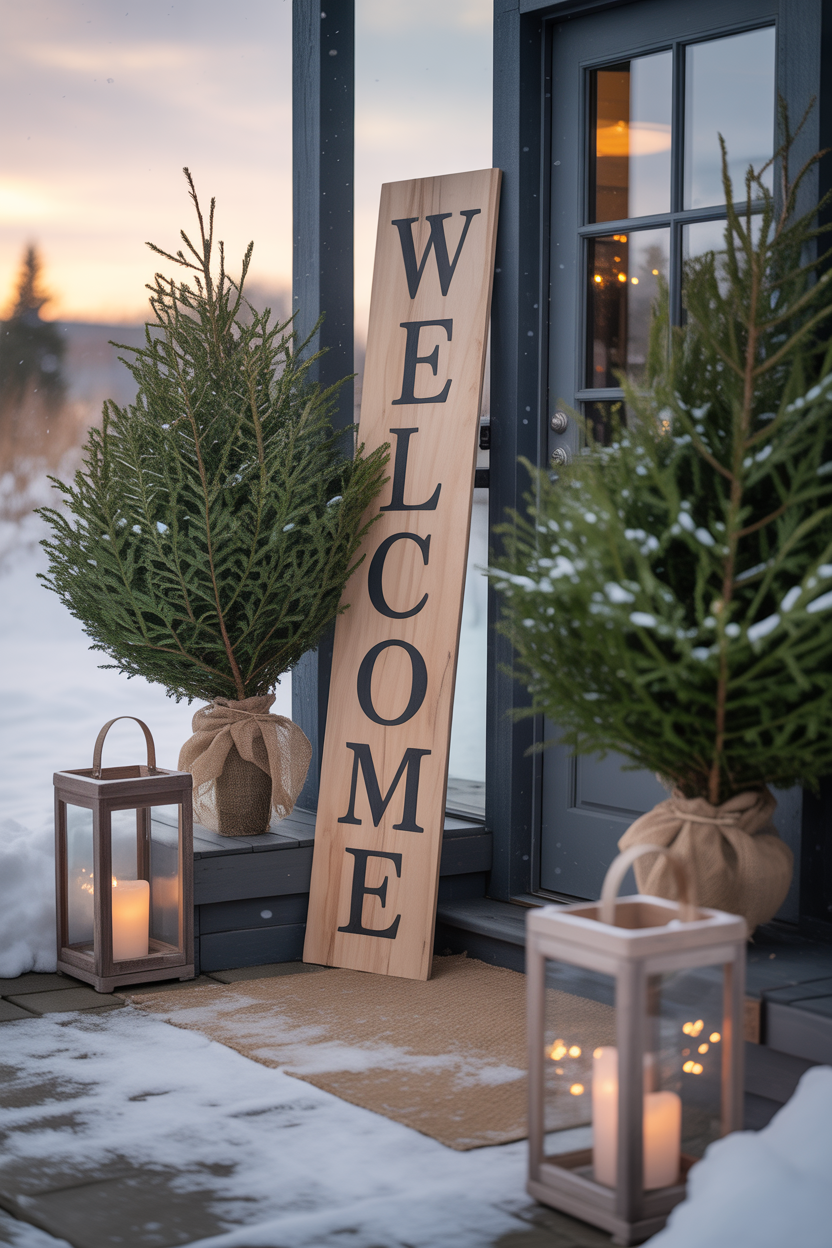Rustic Signage & Evergreen Bundles
