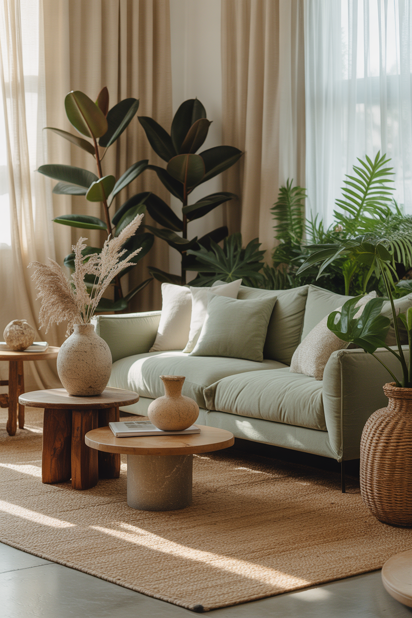 Soft Earthy Greens