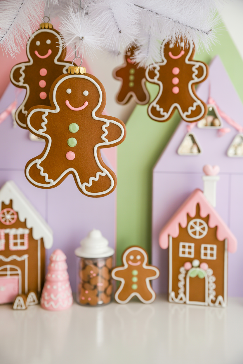 Whimsical Gingerbread-Themed Decor