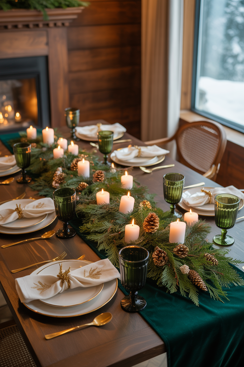 Candlelit Evergreen Dream