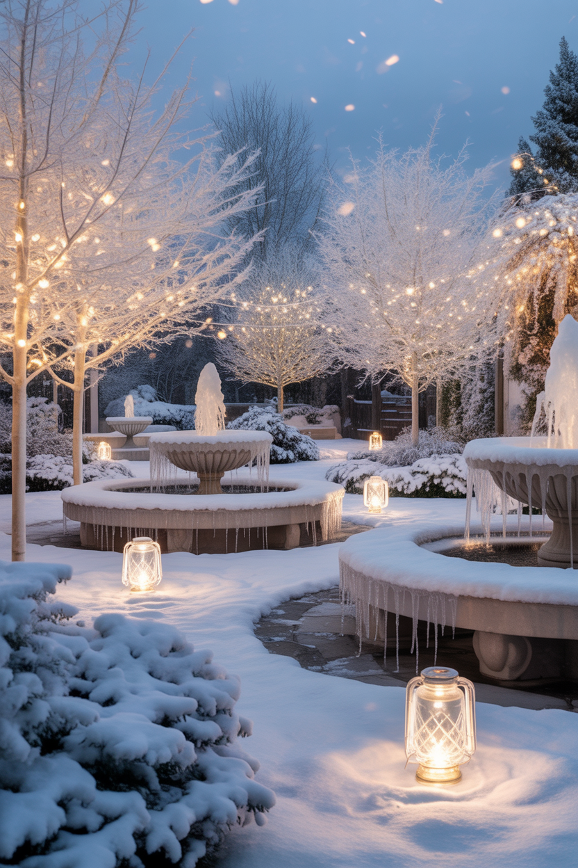 Elegant Winter Garden