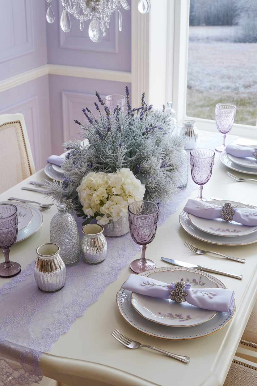 Frosted Lavender Whimsy