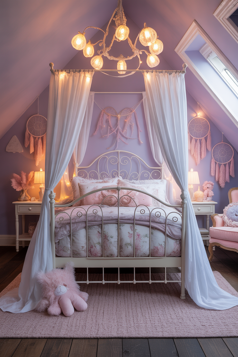 Fairy Tale-Inspired Attic Bedroom