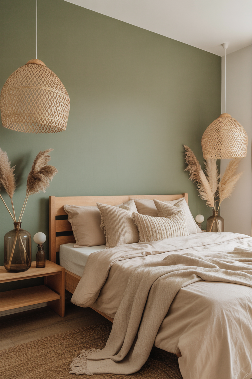Earthy Natural Elements Bedroom