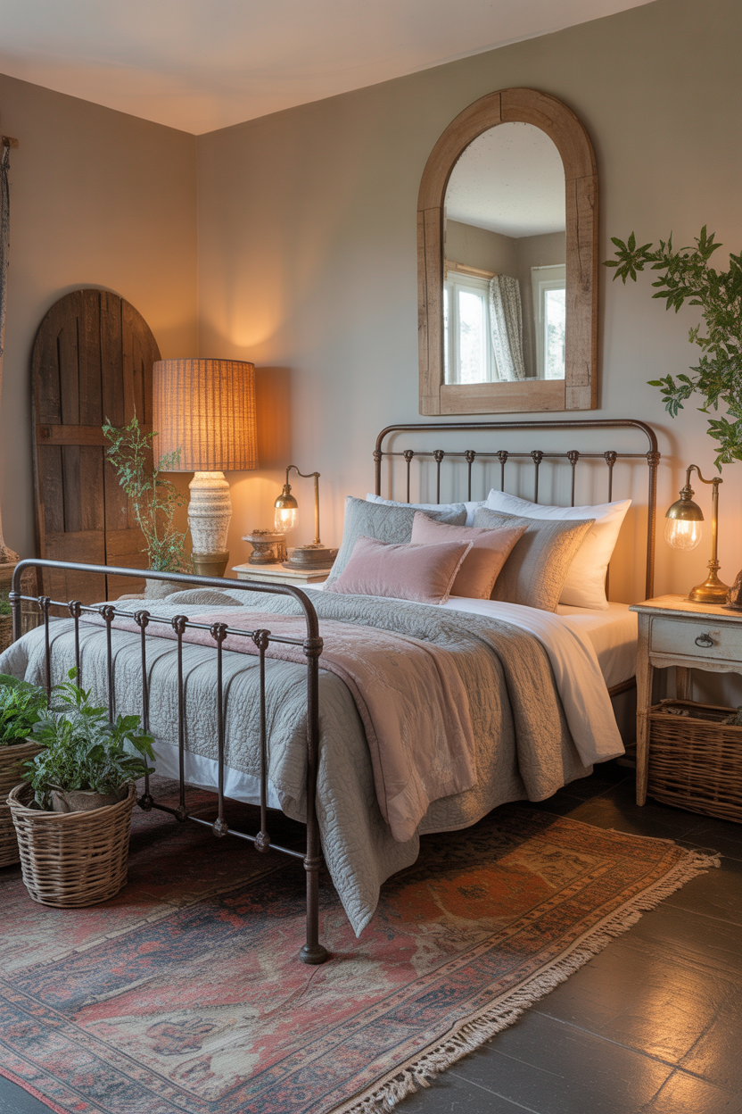 Boho Farmhouse Bedroom