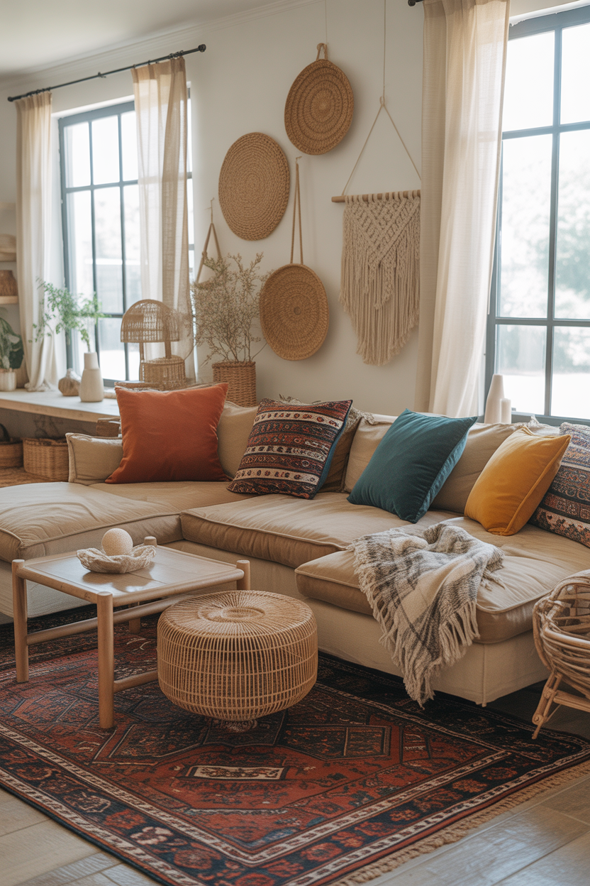 Farmhouse with Boho Touches