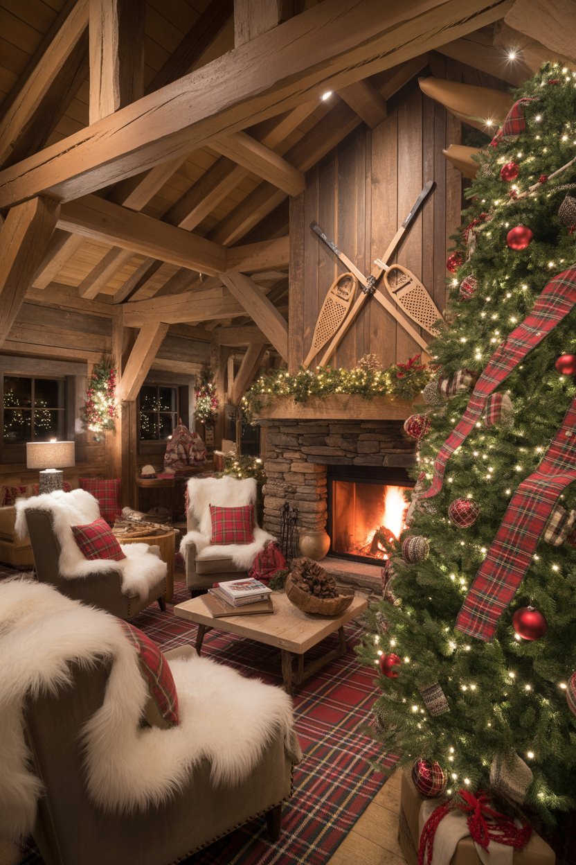 Festive Ski Lodge Decor