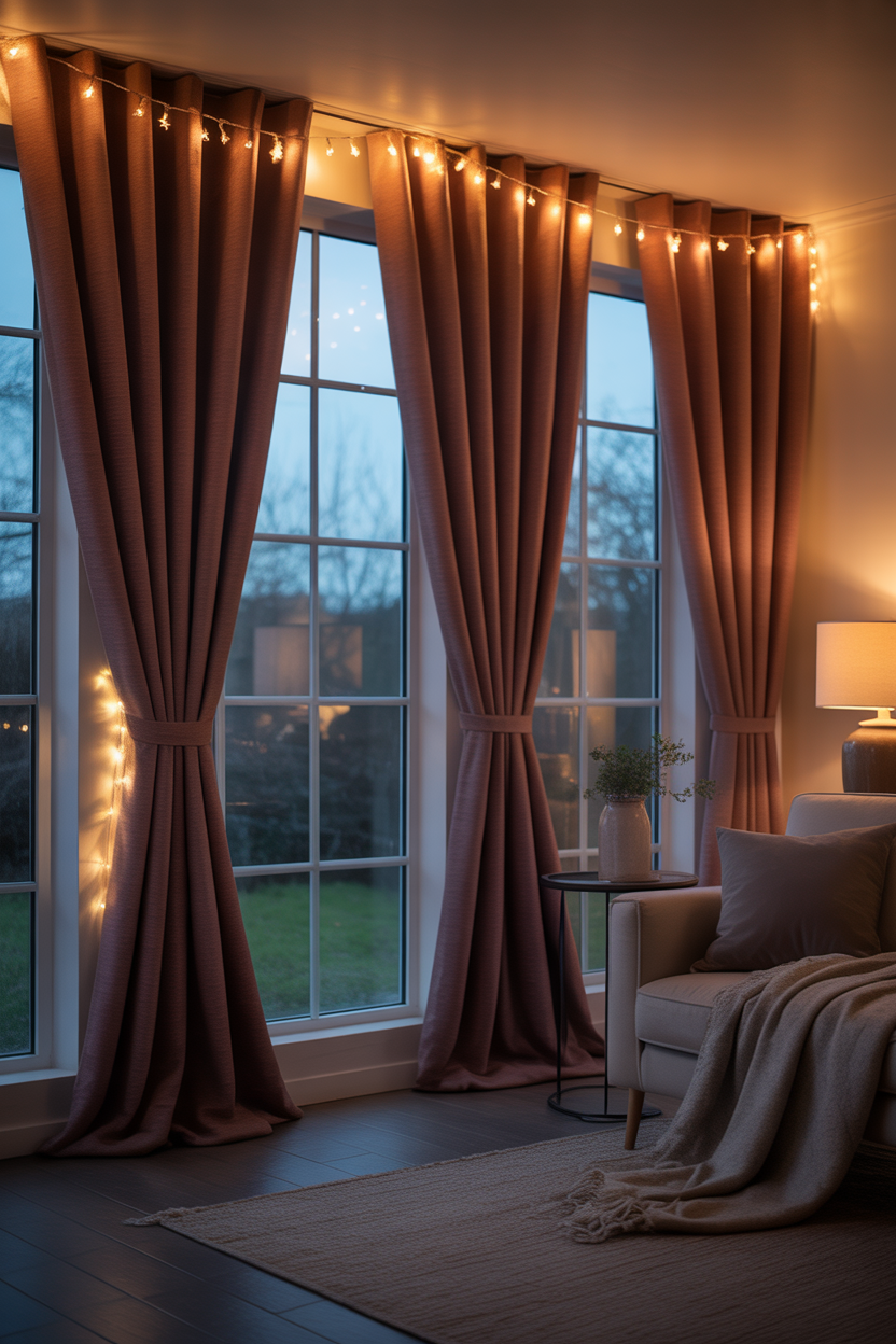 Warm Woolen Curtains