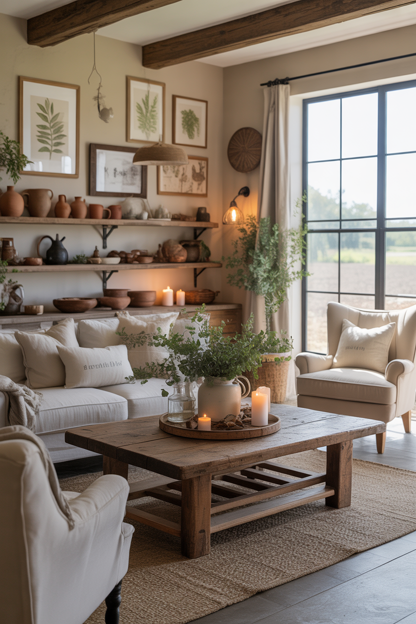 Farmhouse Farm-to-Table Inspired