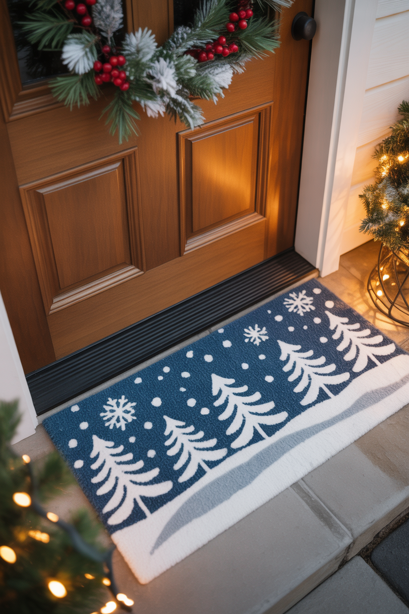 Winter-themed Door Mat