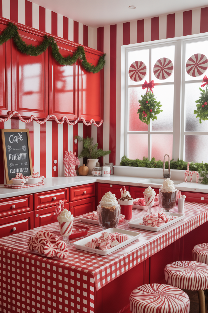 Candy Cane Cafe Kitchen